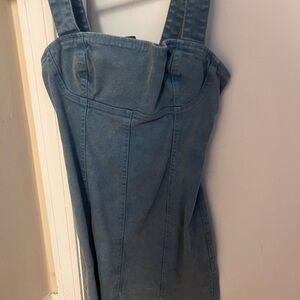Denim urban outfitters dress size medium